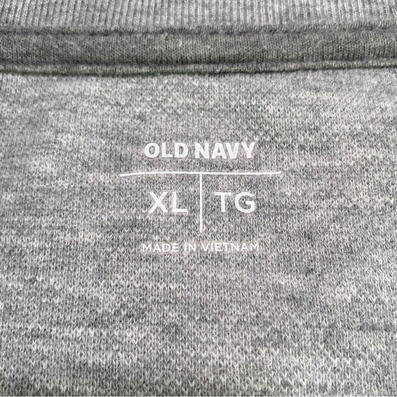 𝅺OLD Navy Heather grey long sleeve 1/4 zip shirt - Picture 6 of 9